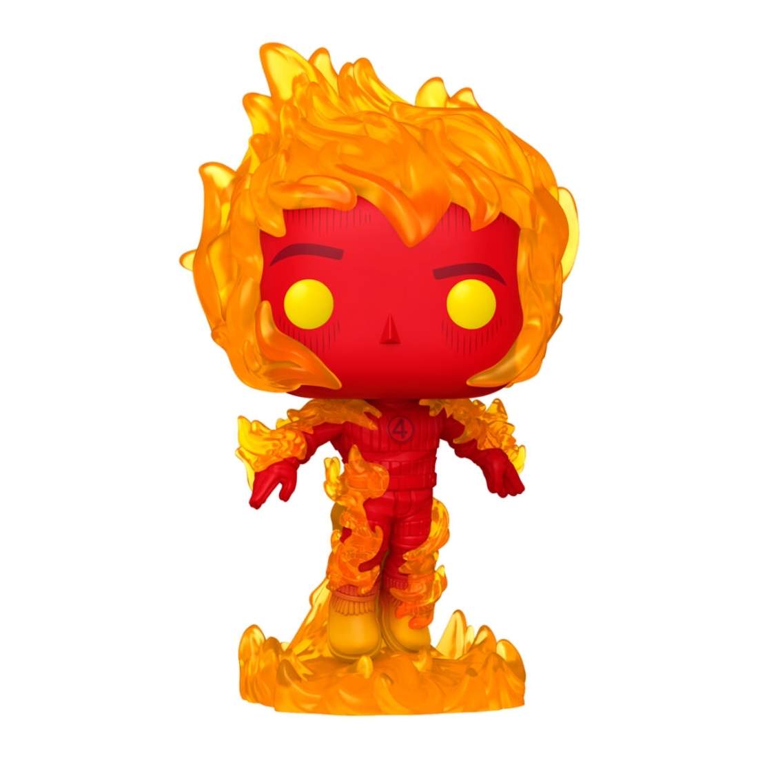 Marvel Fantastic Four Human Torch Action Figur 6-tums samlarobjekt | Hem & Hobby | Pryloteket