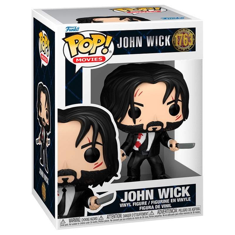 John Wick actionfigur med dobbeltknive, 6-tommer samleobjekt