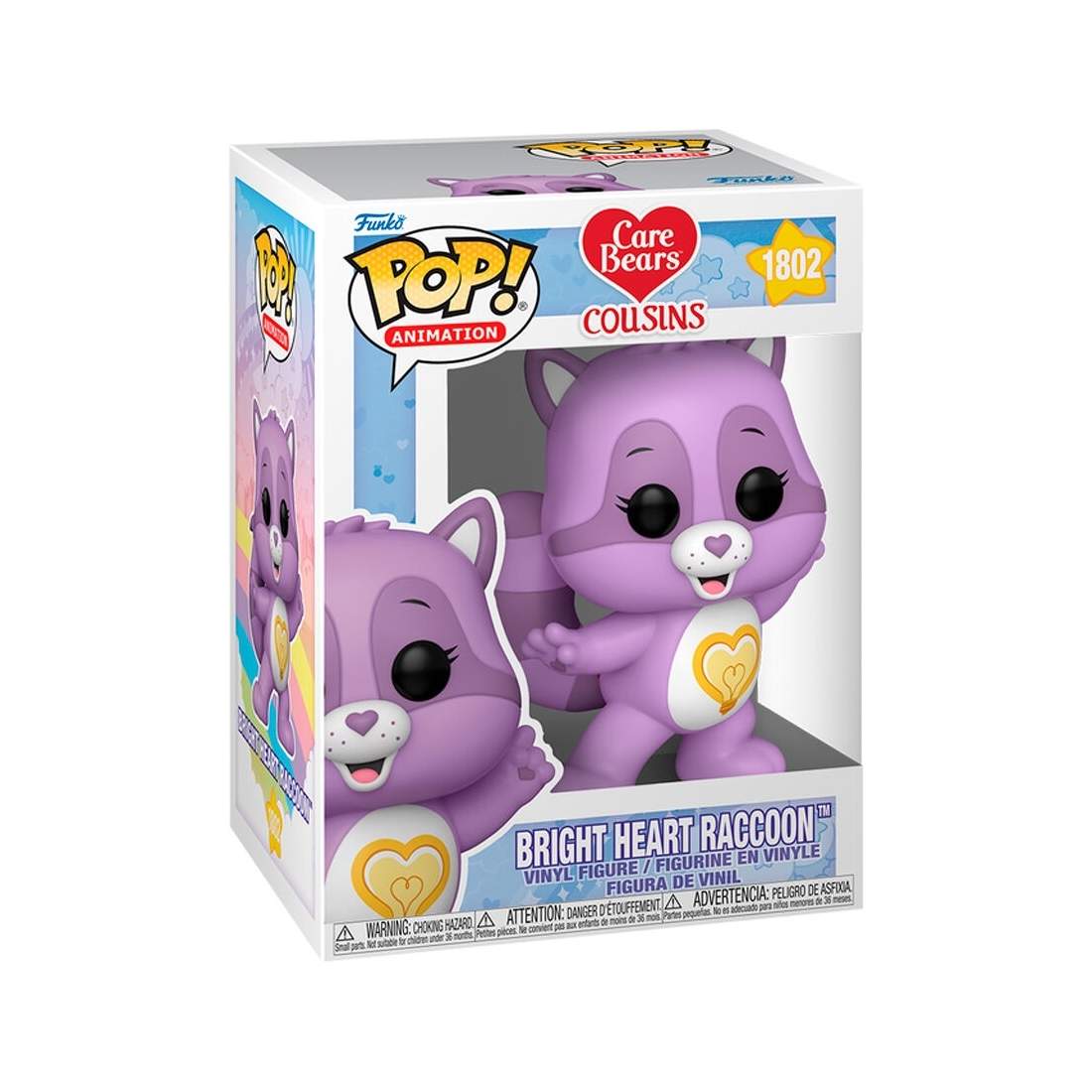 Care Bears Bright Heart Raccoon Figur, Samlarleksak | Hem & Hobby | Pryloteket
