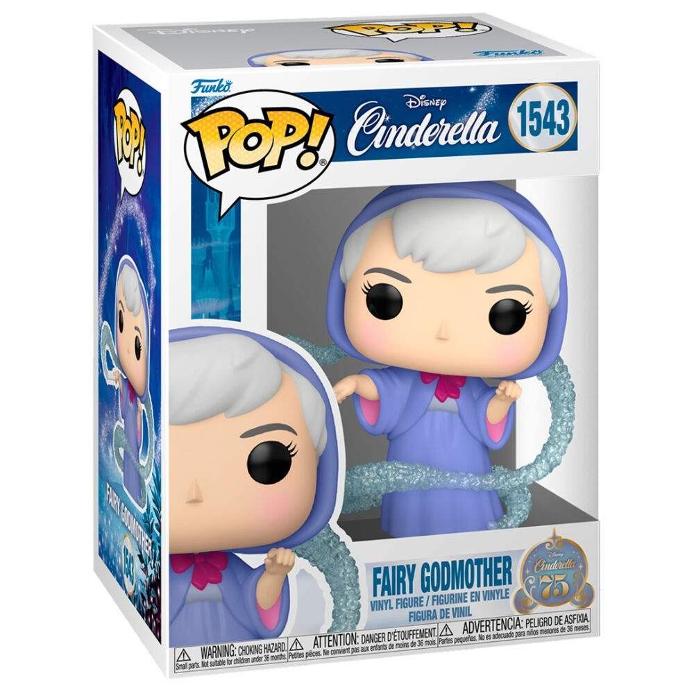 Disney Askepot Fairy Godmother POP-figur, samlerlegetøj