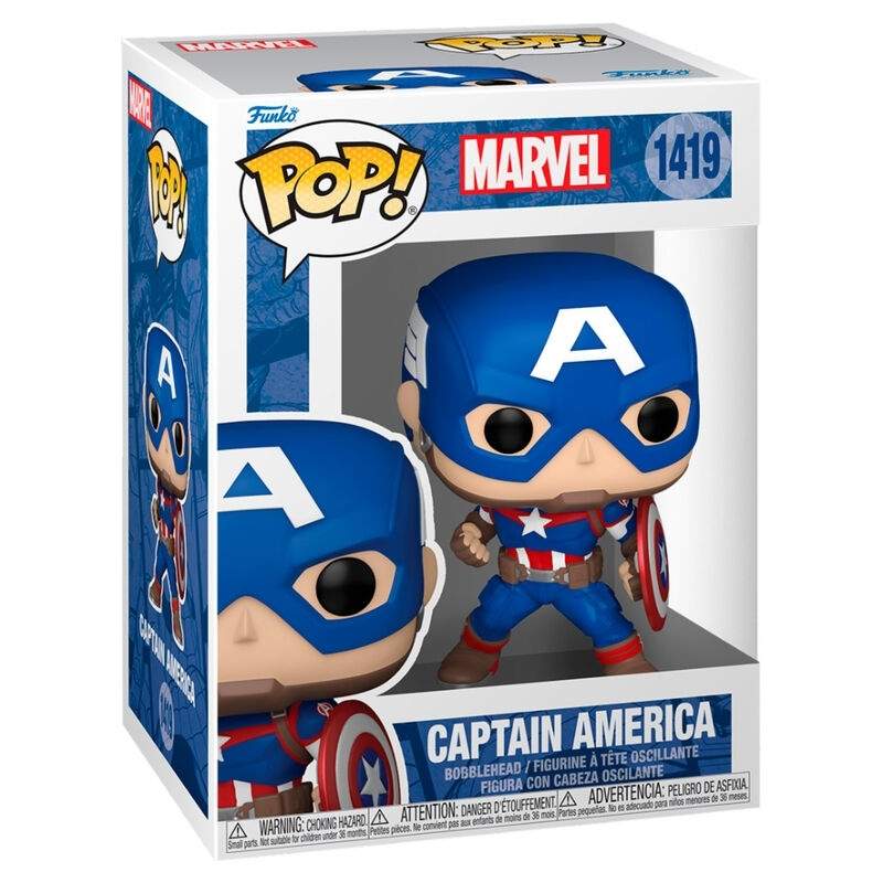 Marvel Captain America klassisk actionfigur, 6-tommer størrelse