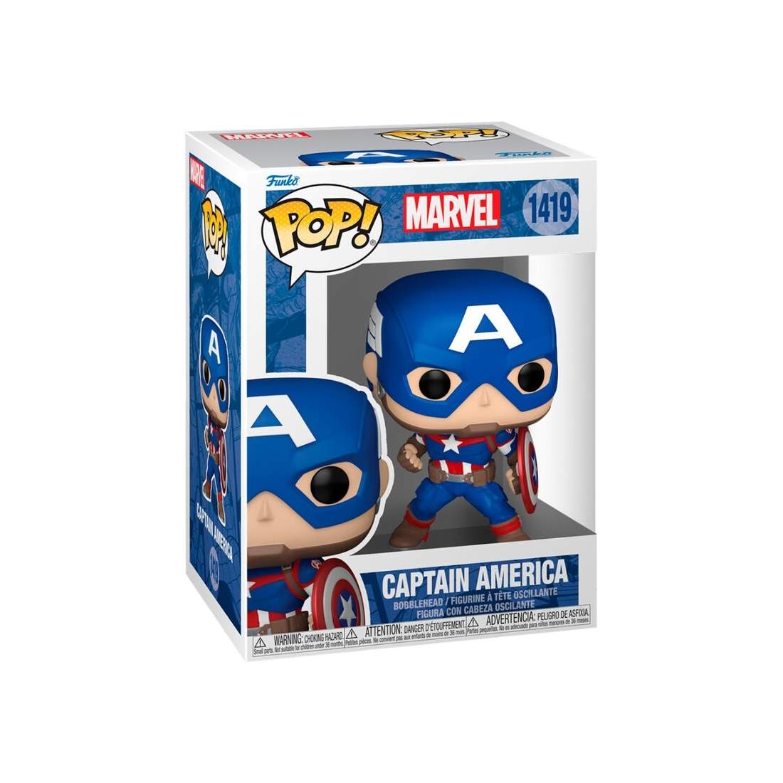 Marvel Captain America klassisk actionfigur, 6-tums storlek | Hem & Hobby | Pryloteket