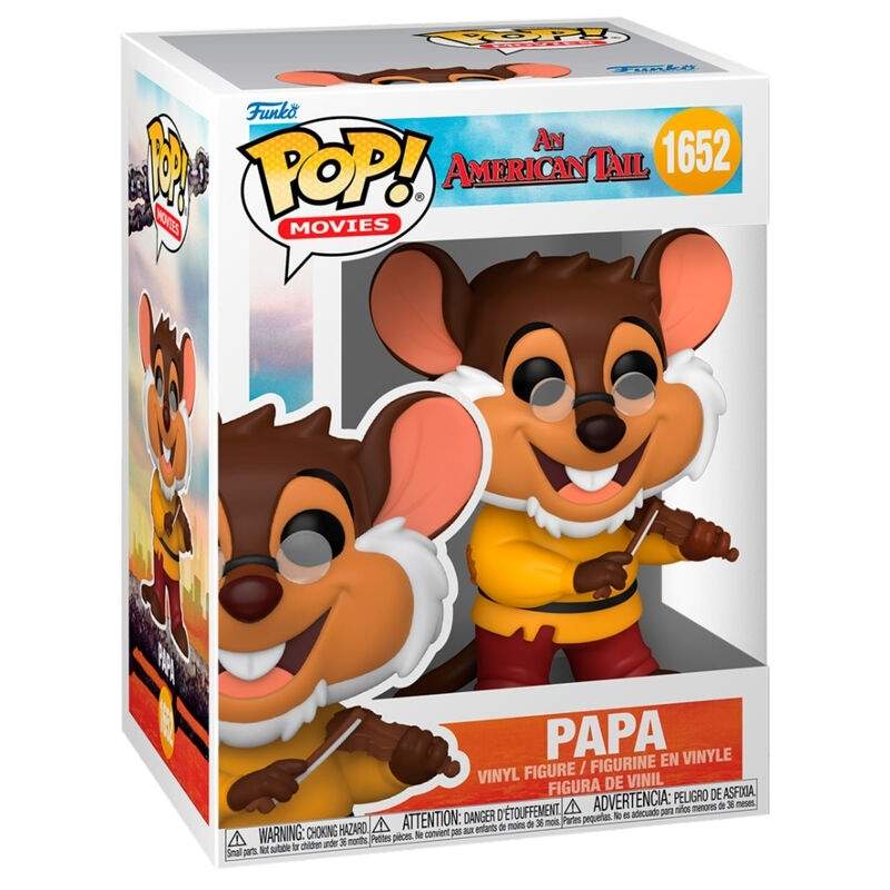 American Tail Papa figuuri, keräilylelu, 5 tuumaa pitkä