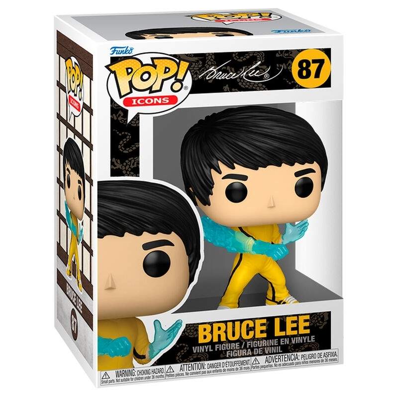 Bruce Lee popfigur – samlerobjekt vinyllegetøj, 4-tommers størrelse