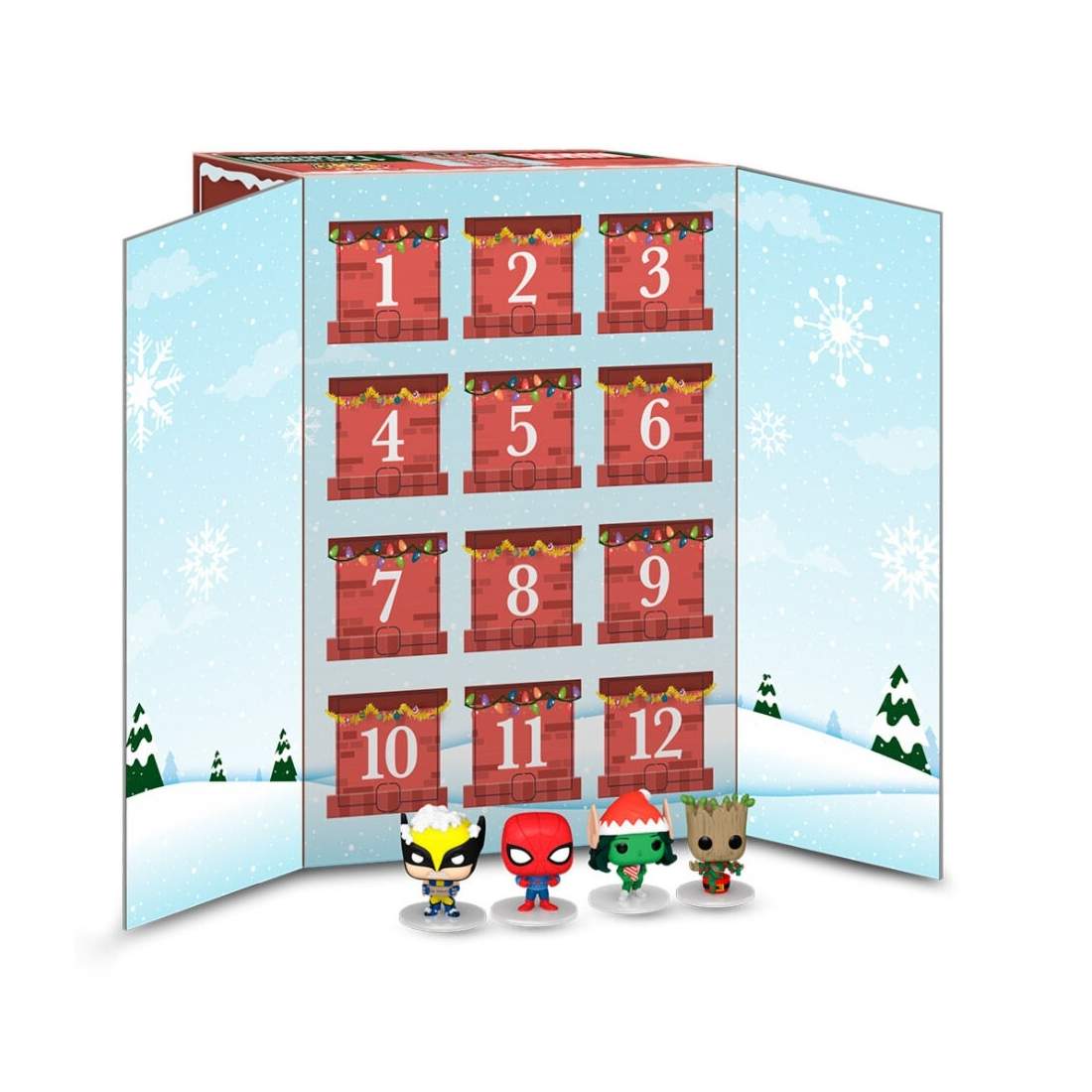 Marvel 12-dagars adventskalender med samlarfigurer och överraskningar | Hem & Hobby | Pryloteket