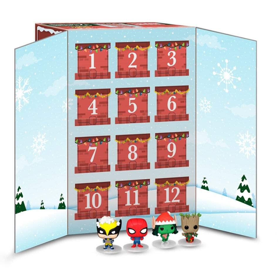 Marvel 12-dages adventskalender med samleobjekter og overraskelser
