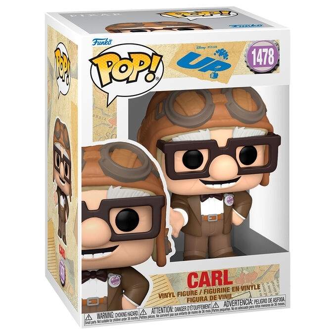 Carl Action Figur fra Disney Pixars UP, 7-tommer samleobjekt