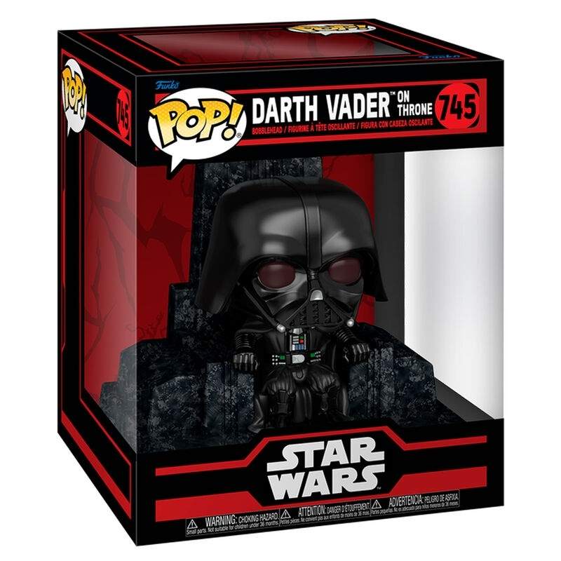 Star Wars Darth Vader Pop Figuuri, Deluxe Edition, Throne Display