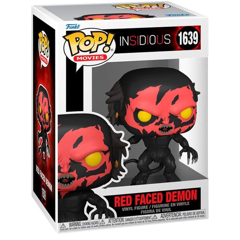 Insidious Red Faced Demon Figure – Samlerobjekt Horror Decor