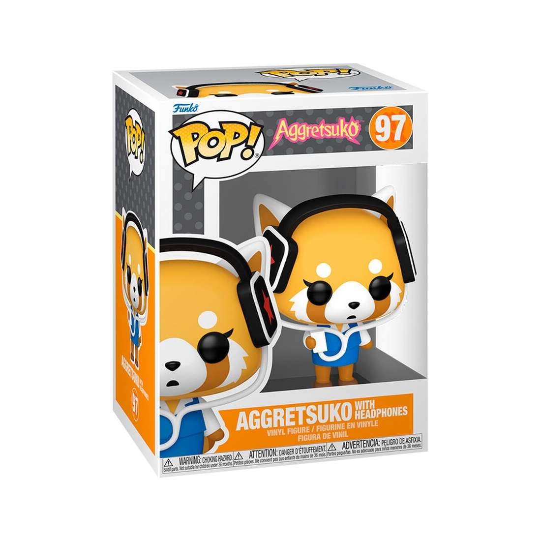 Aggretsuko figur med hörlurar, samlarbar anime leksak | Hem & Hobby | Pryloteket