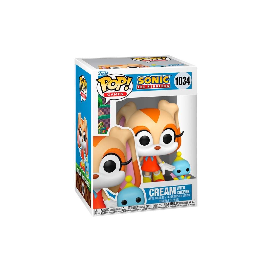 Sonic The Hedgehog Cream med ostfigur, 4-tums storlek | Hem & Hobby | Pryloteket