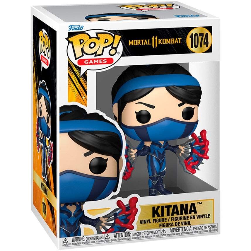 Mortal Kombat 11 Kitana actionfigur, 7-tommer samleobjekt