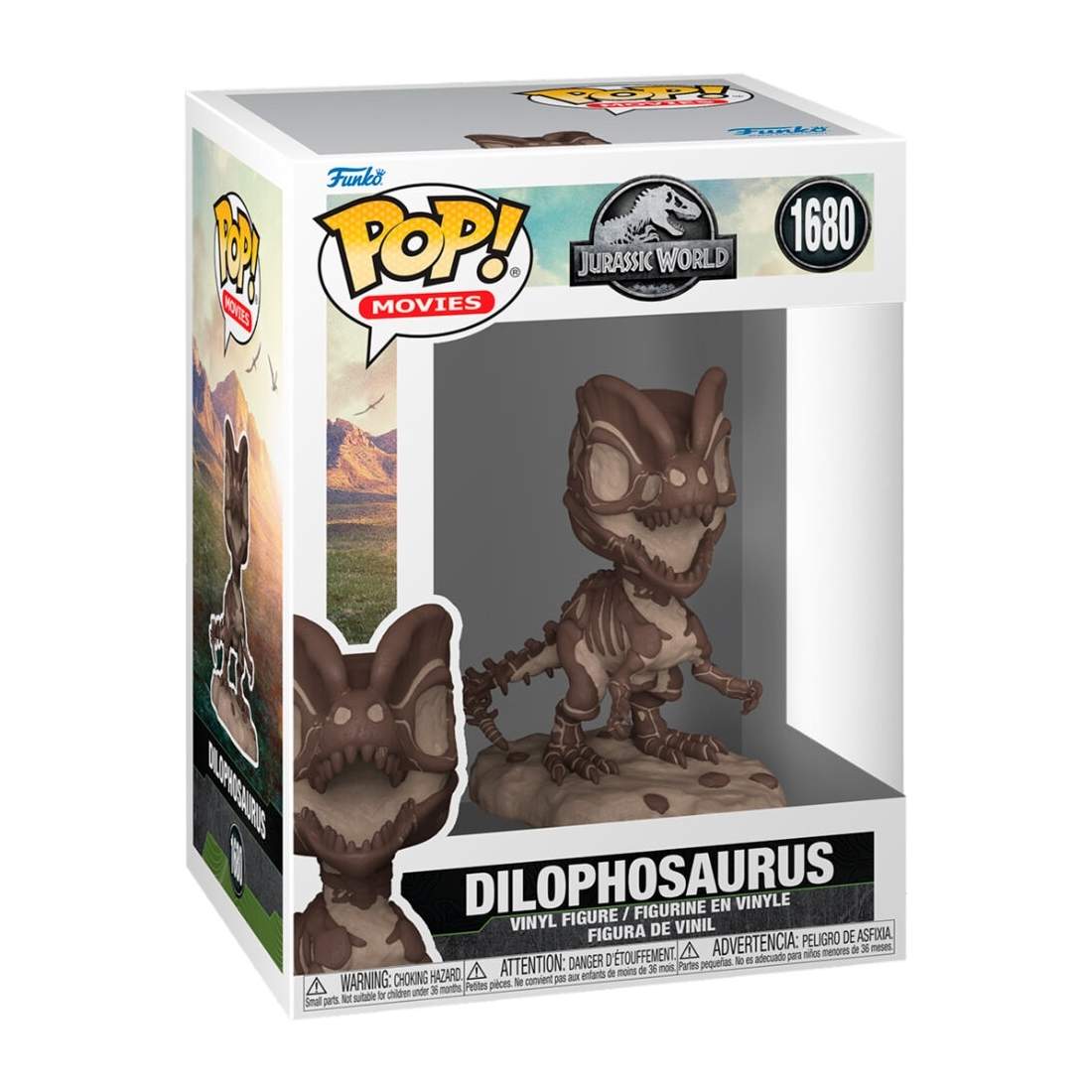 Jurassic World Dilophosaurus Action Figur, 6-tums storlek | Hem & Hobby | Pryloteket