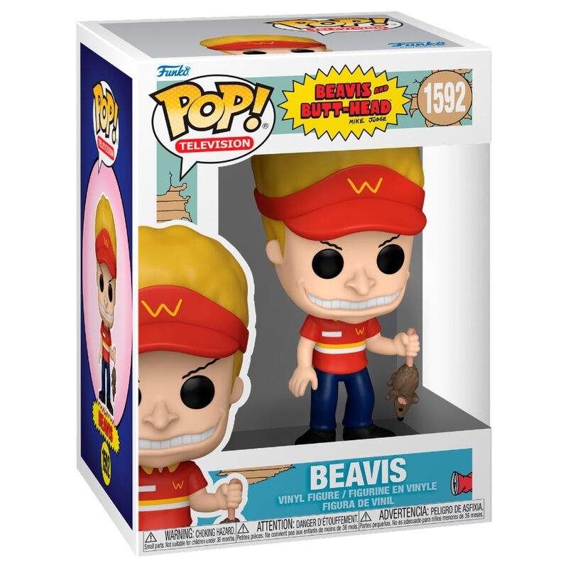 Beavis og Butt-Head Pop Figur Samlelegetøj, 4-tommer