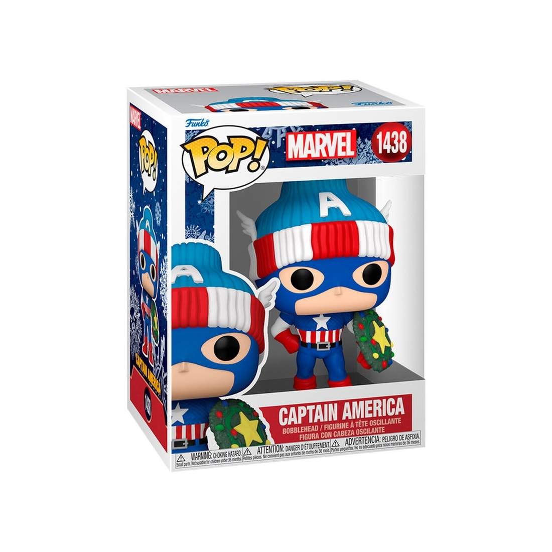 Marvel Captain America Holiday Figur, 6-tums samlarleksak | Hem & Hobby | Pryloteket