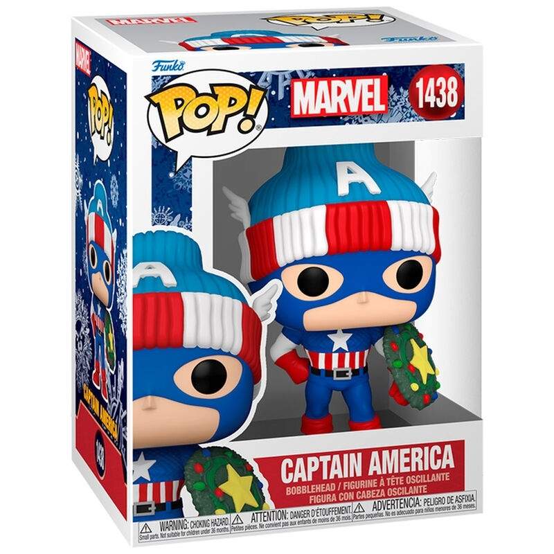 Marvel Captain America Holiday Figuuri, 6 tuuman keräilylelu