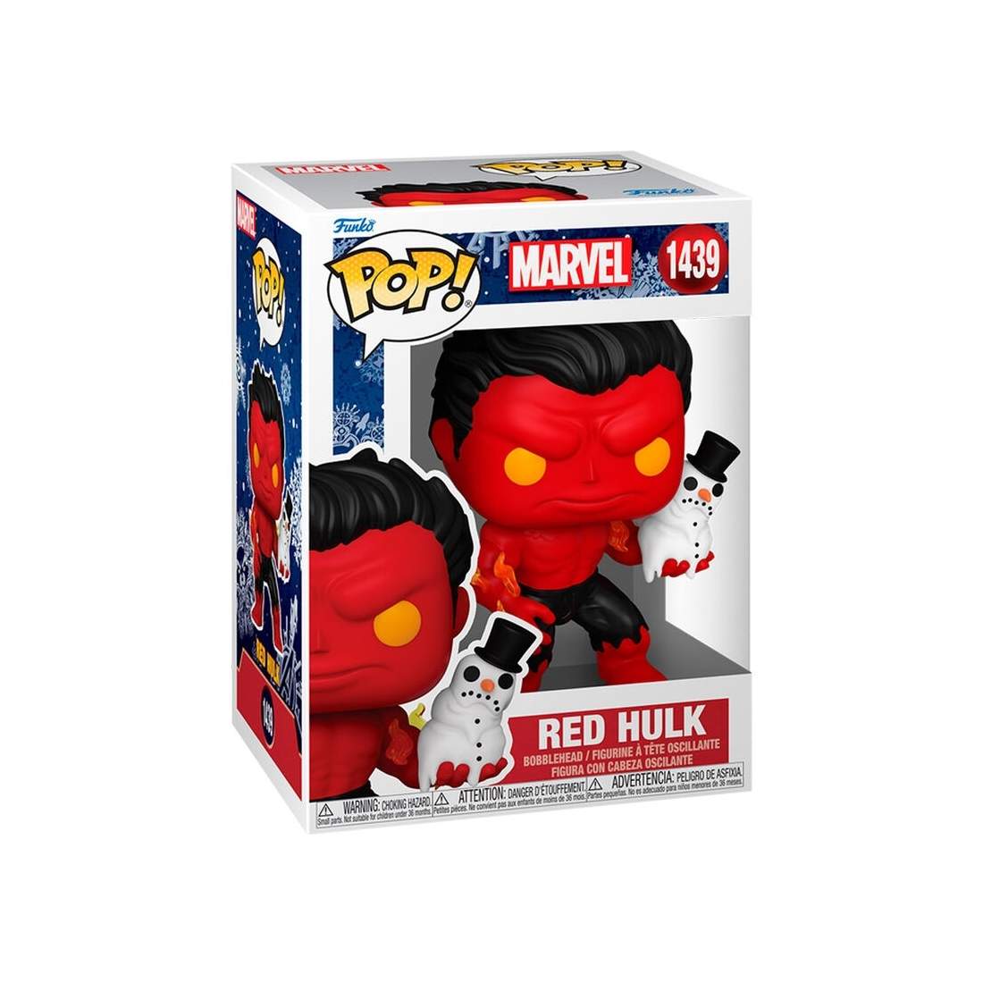 Marvel Red Hulk actionfigur med snögubbetillbehör | Hem & Hobby | Pryloteket