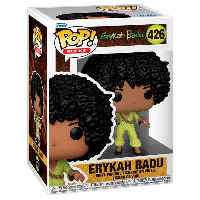 Erykah Badu POP-figur samlerlegetøj, vinyl, 5 tommer