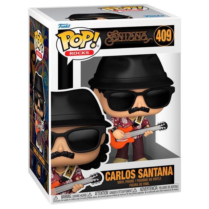 Carlos Santana Pop-figuuri, keräilyvinyylilelu, 4 tuumaa