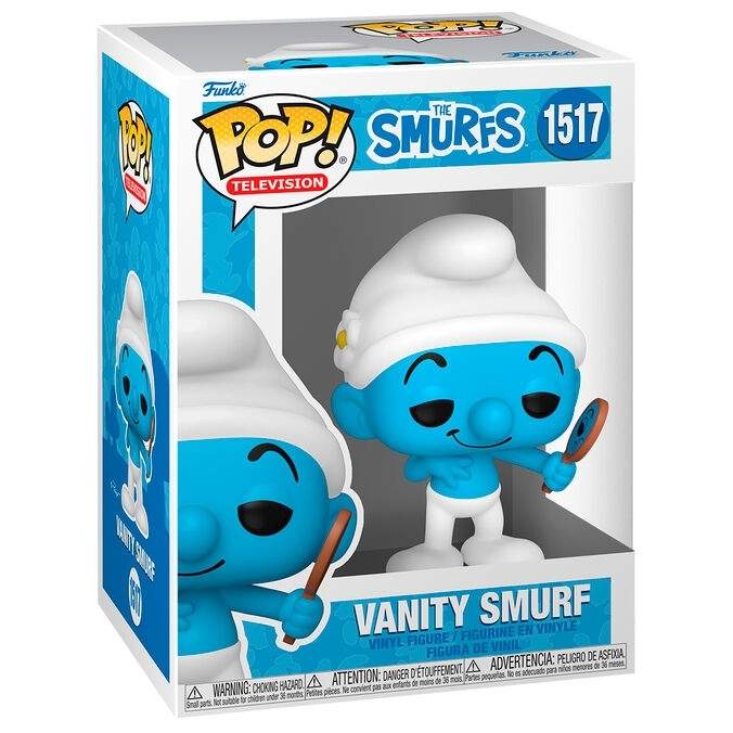 Smurf Vanity -figuuri yksityiskohtaisella suunnittelulla ja keräilyn vetovoimalla