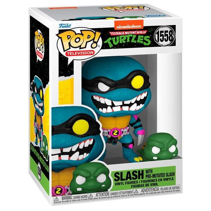 Teenage Mutant Ninja Turtles Slash Action Figur, præ-muteret variant