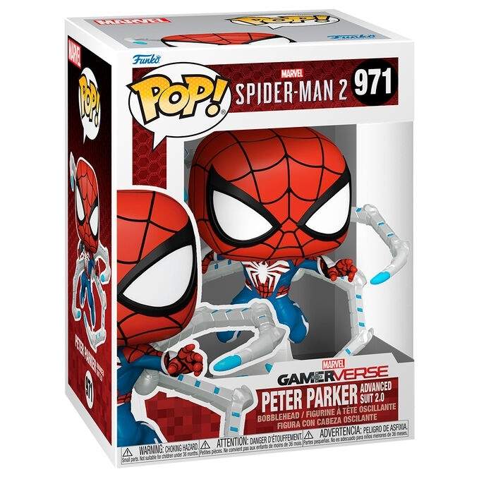 Spiderman 2 Peter Parker Advanced Suit -toimintafiguuri, 6 tuumaa