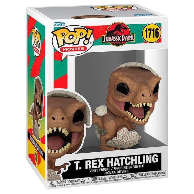Jurassic Park T.Rex Hatchling-figur, samlerlegetøj