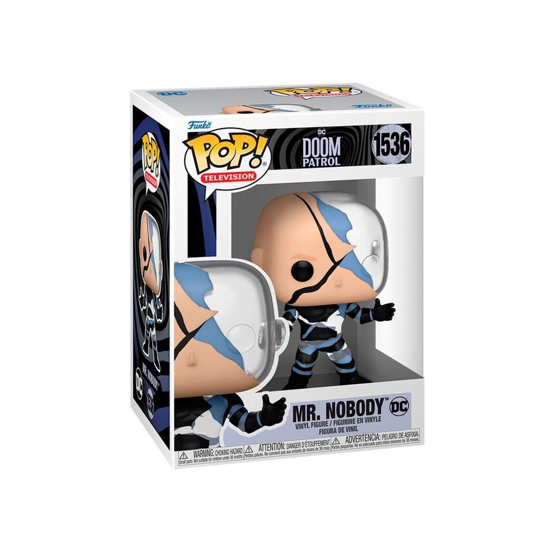 Doom Patrol Mr. Nobody Actionfigur, 7-tums samlarleksak | Hem & Hobby | Pryloteket