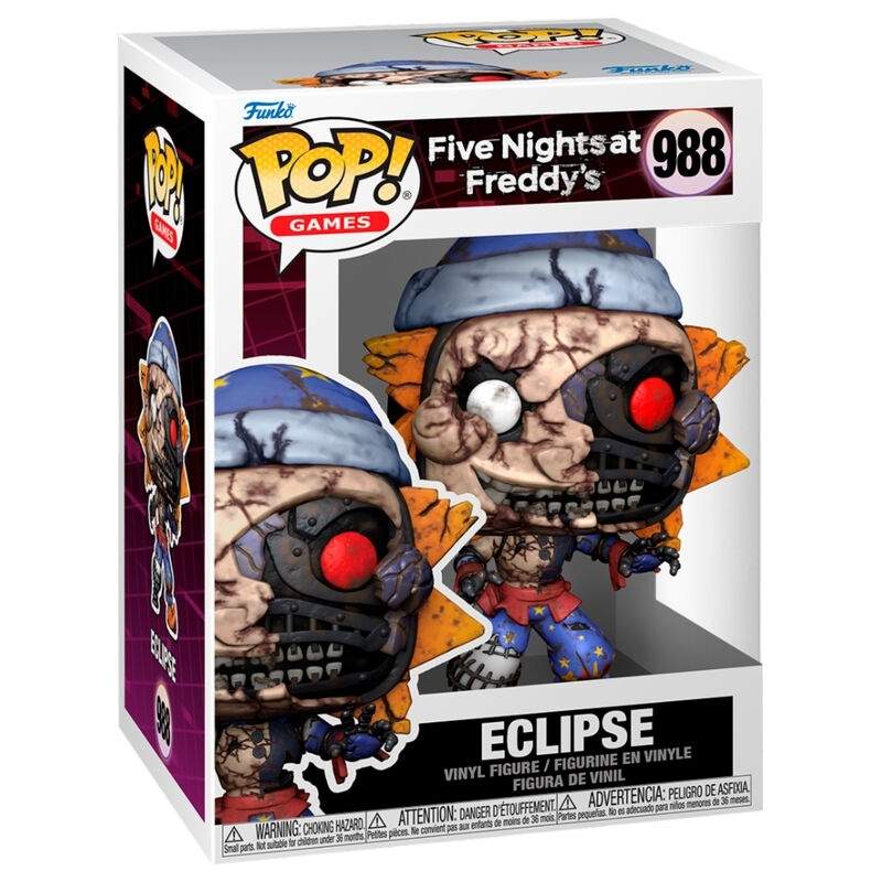 Fem nætter ved Freddy's Eclipse Action Figur, 5-tommer størrelse