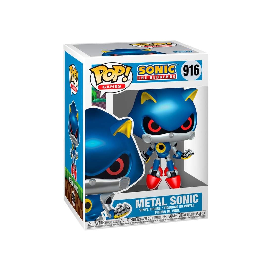 Sonic the Hedgehog Metal Sonic actionfigur, 6-tums samlarobjekt | Hem & Hobby | Pryloteket