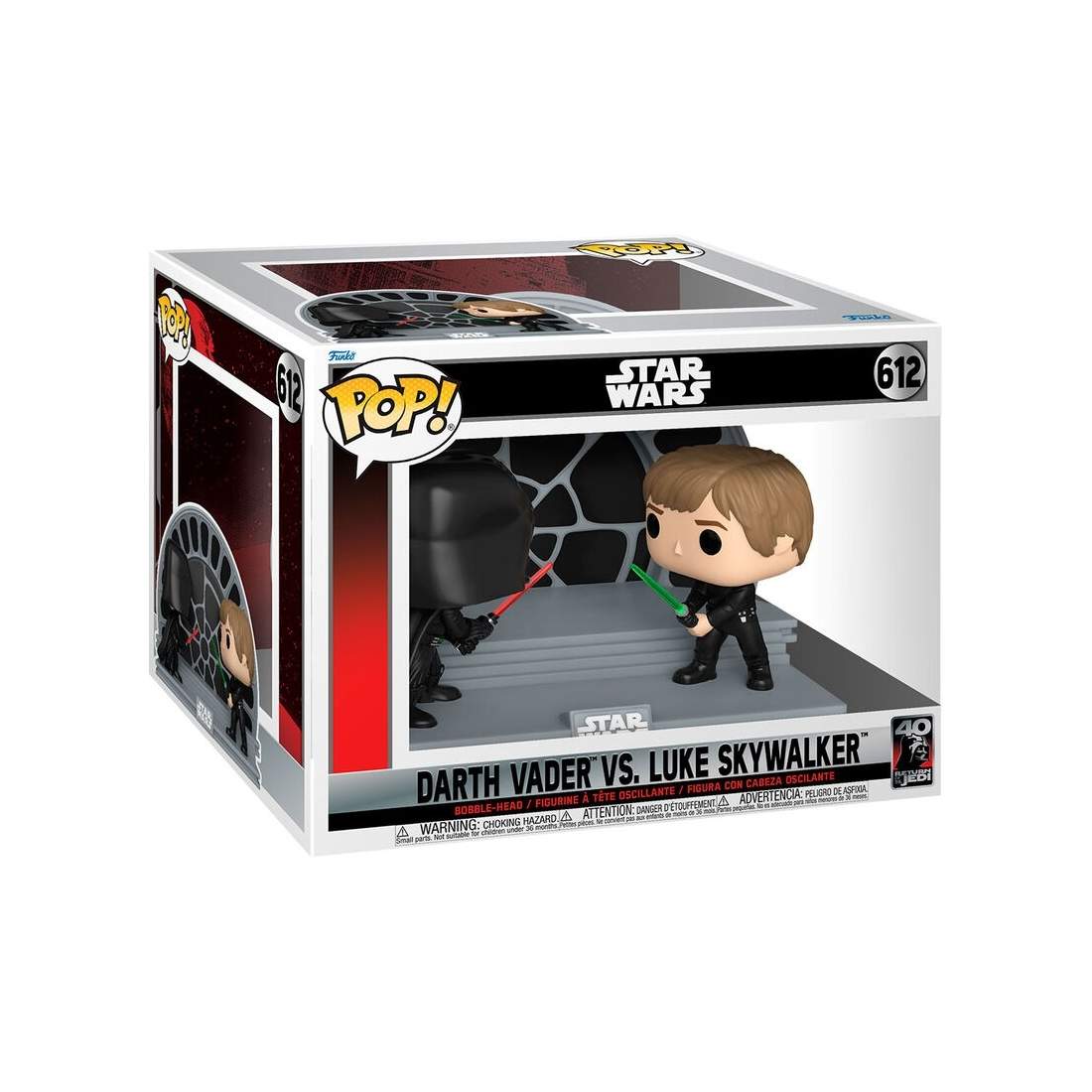 Star Wars 40-årsjubileum Darth Vader vs Luke Skywalker POP-figur | Hem & Hobby | Pryloteket