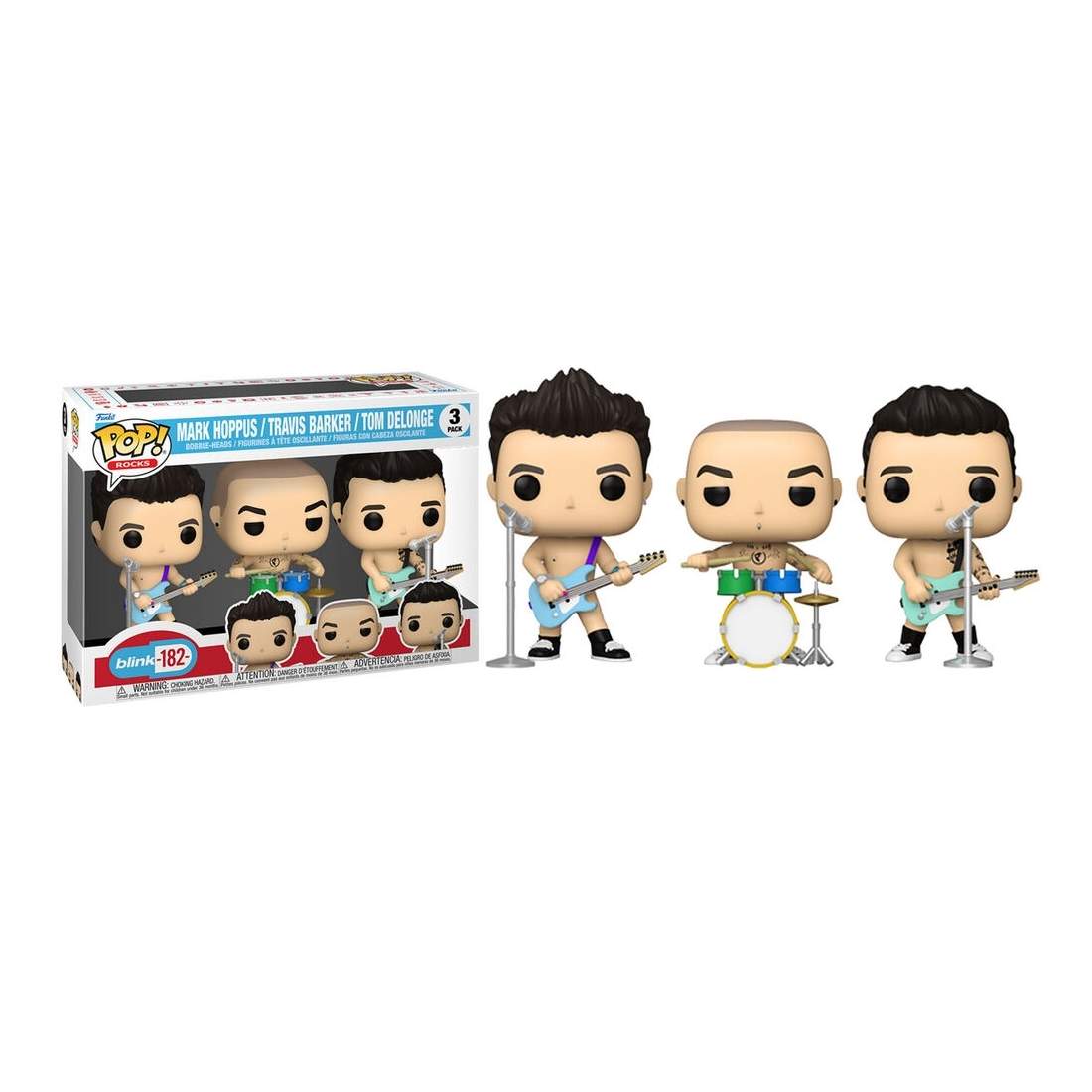 Blink 182 POP Pack 3 figurer - Samlarleksaker för rockband | Hem & Hobby | Pryloteket