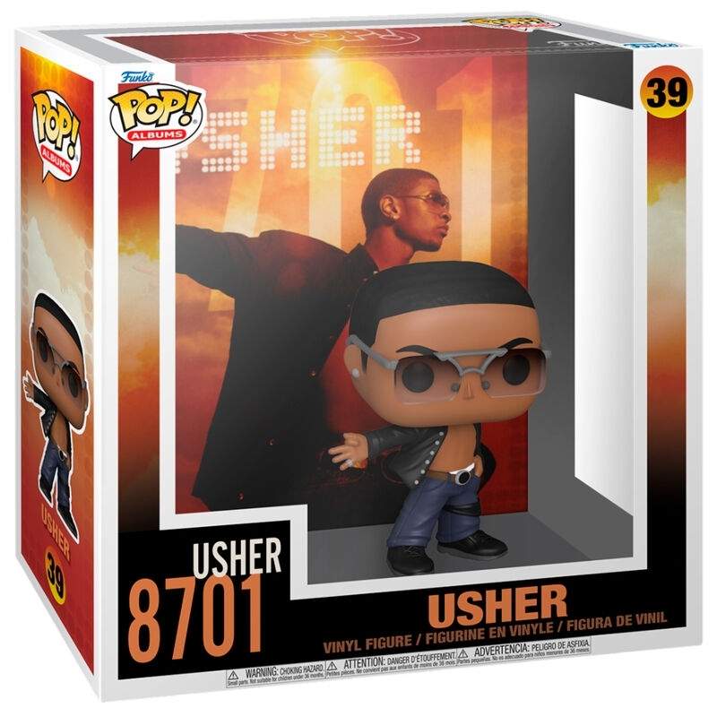Usher 8701 Pop Figur samlerobjekt, 4-tommers størrelse