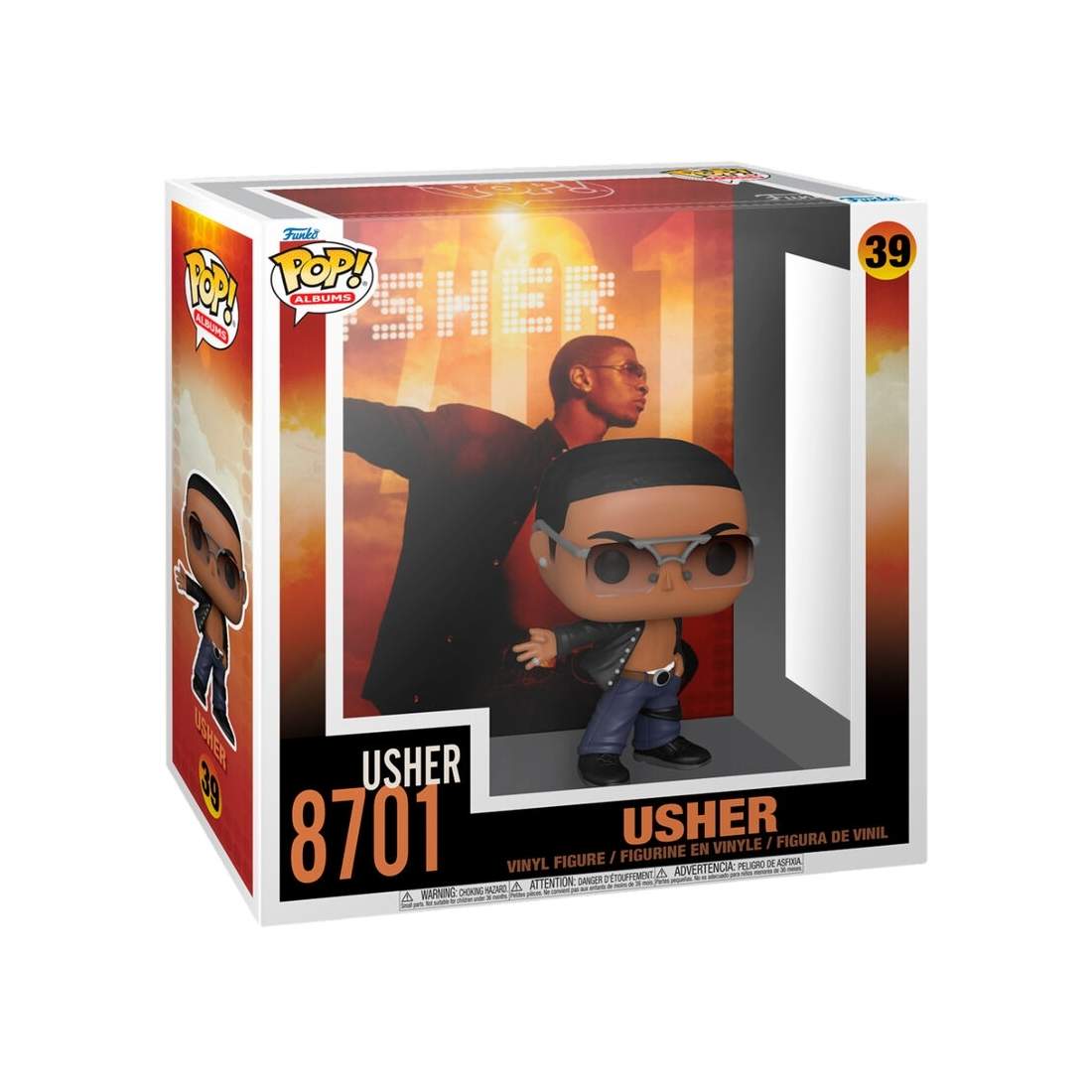 Usher 8701 popfigur samlarleksak, 4-tums storlek | Hem & Hobby | Pryloteket