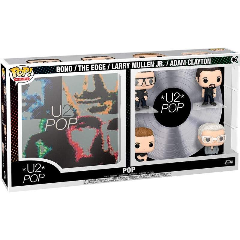 U2 Deluxe Pop Figuurialbumi – Keräilyvinyylinäyttö