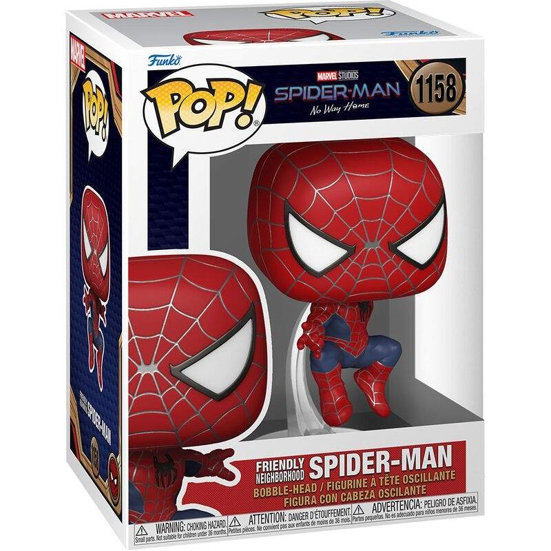 Spider-Man figur, Marvel No Way Home, 6-tommer samleobjekt
