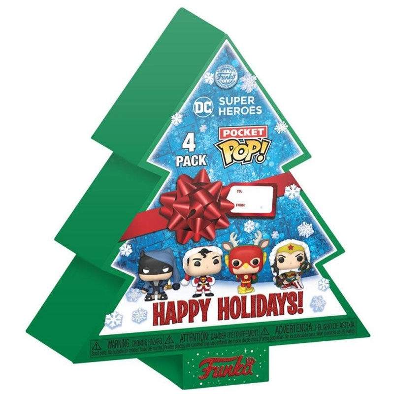 DC Comics Pocket POP Holiday Eksklusiv 4-figurspakke