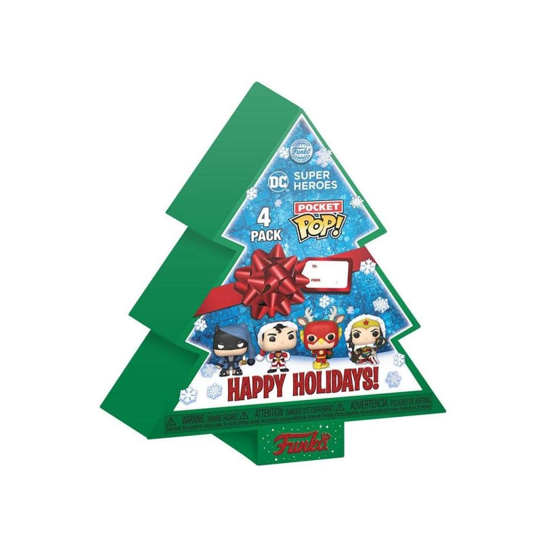 DC Comics Pocket POP Holiday Exklusivt 4-figurspaket | Hem & Hobby | Pryloteket