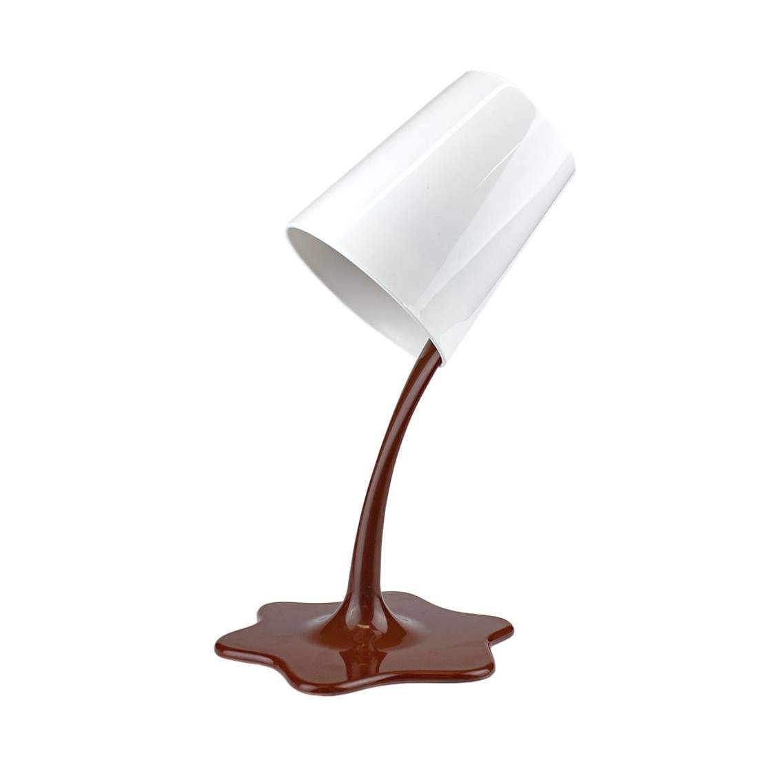 Tandborsthållare, Spillande Mugg - Vit | Hem & Hobby - Hem & Hushåll - Badrum - Tandborsthållare | Pryloteket