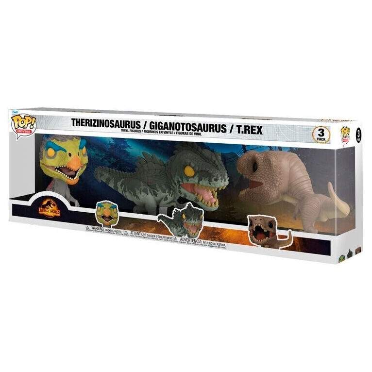 Jurassic World POP-pakke: 3 figurer til samlere
