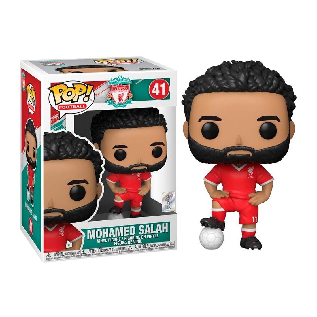 Liverpool Mohamed Salah POP-figur - samlarbar vinylleksak | Hem & Hobby | Pryloteket