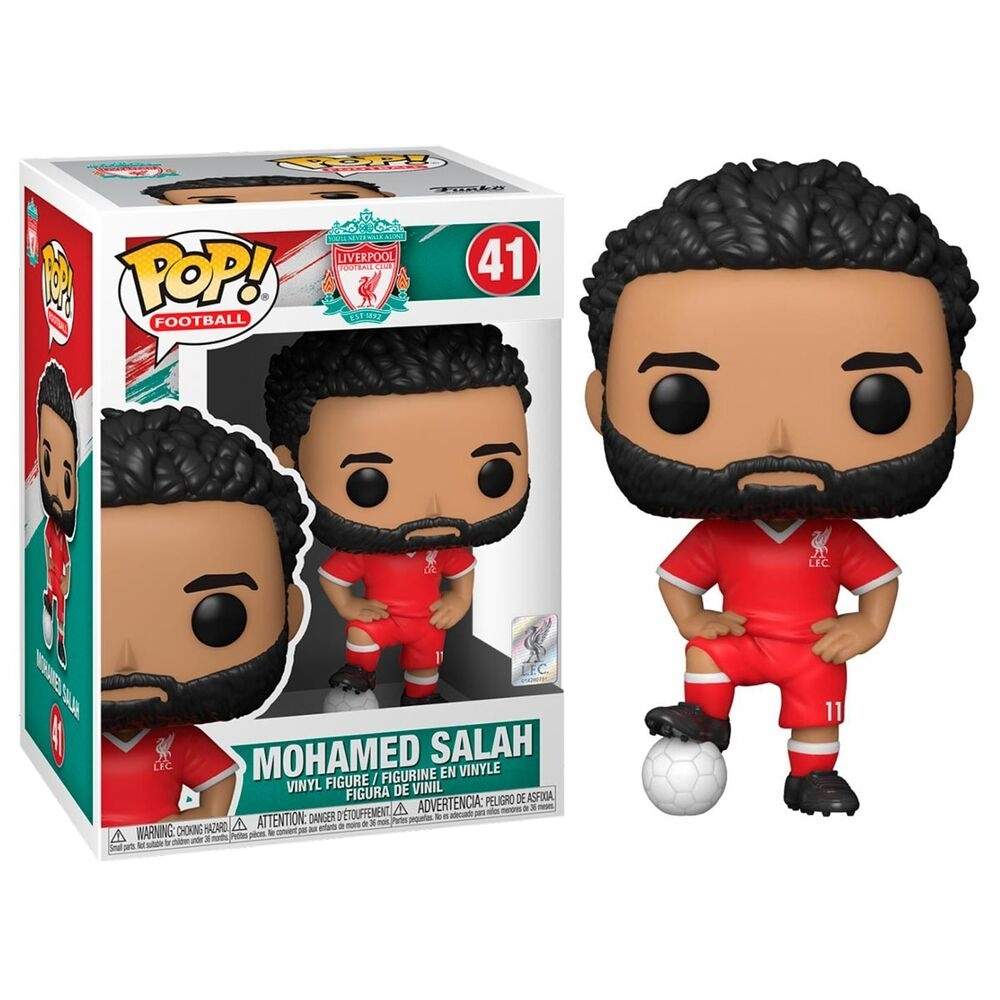 Liverpool Mohamed Salah POP figur - samlerobjekt vinyllegetøj
