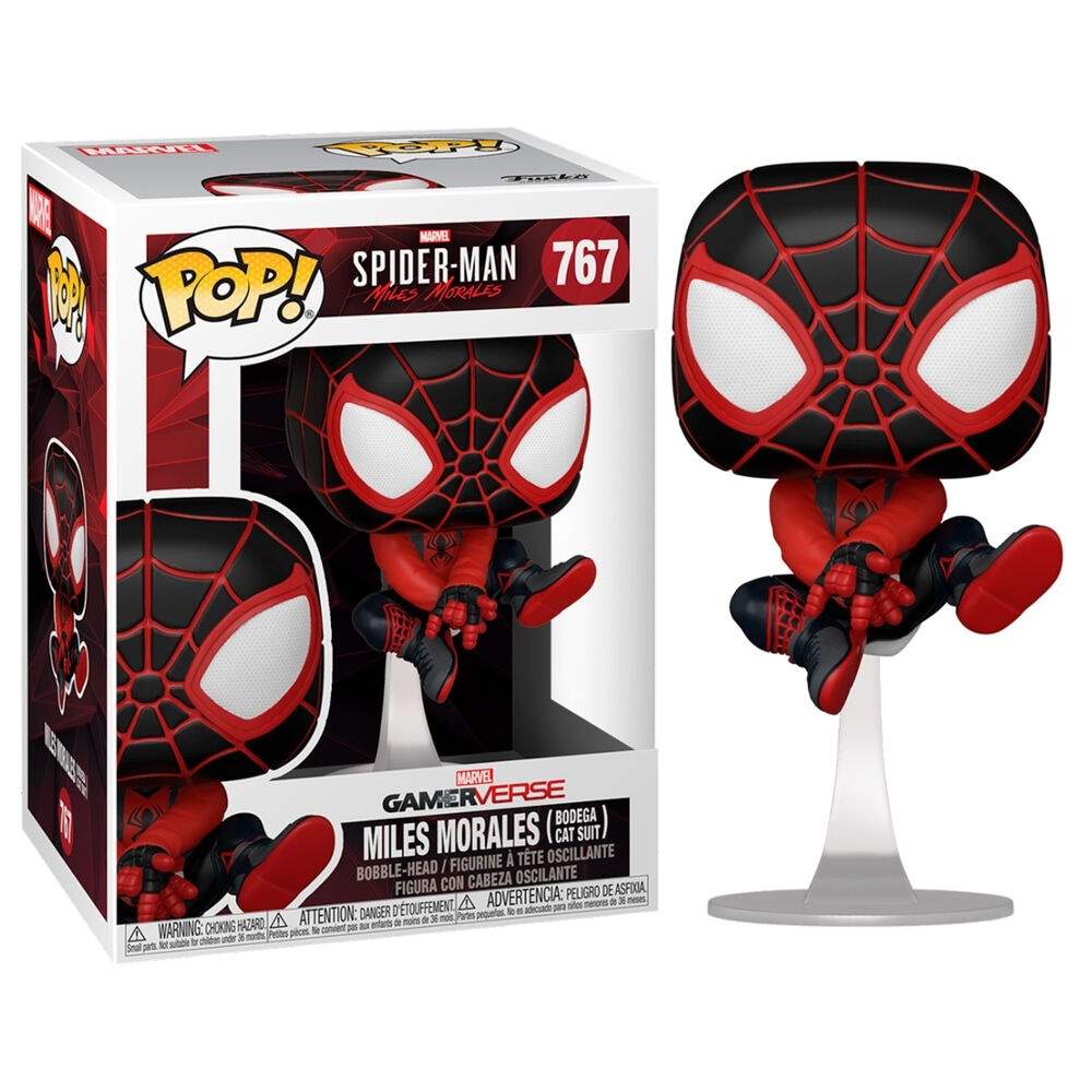 Spiderman Miles Morales Bodega kattedragt til børn, størrelse 4-12