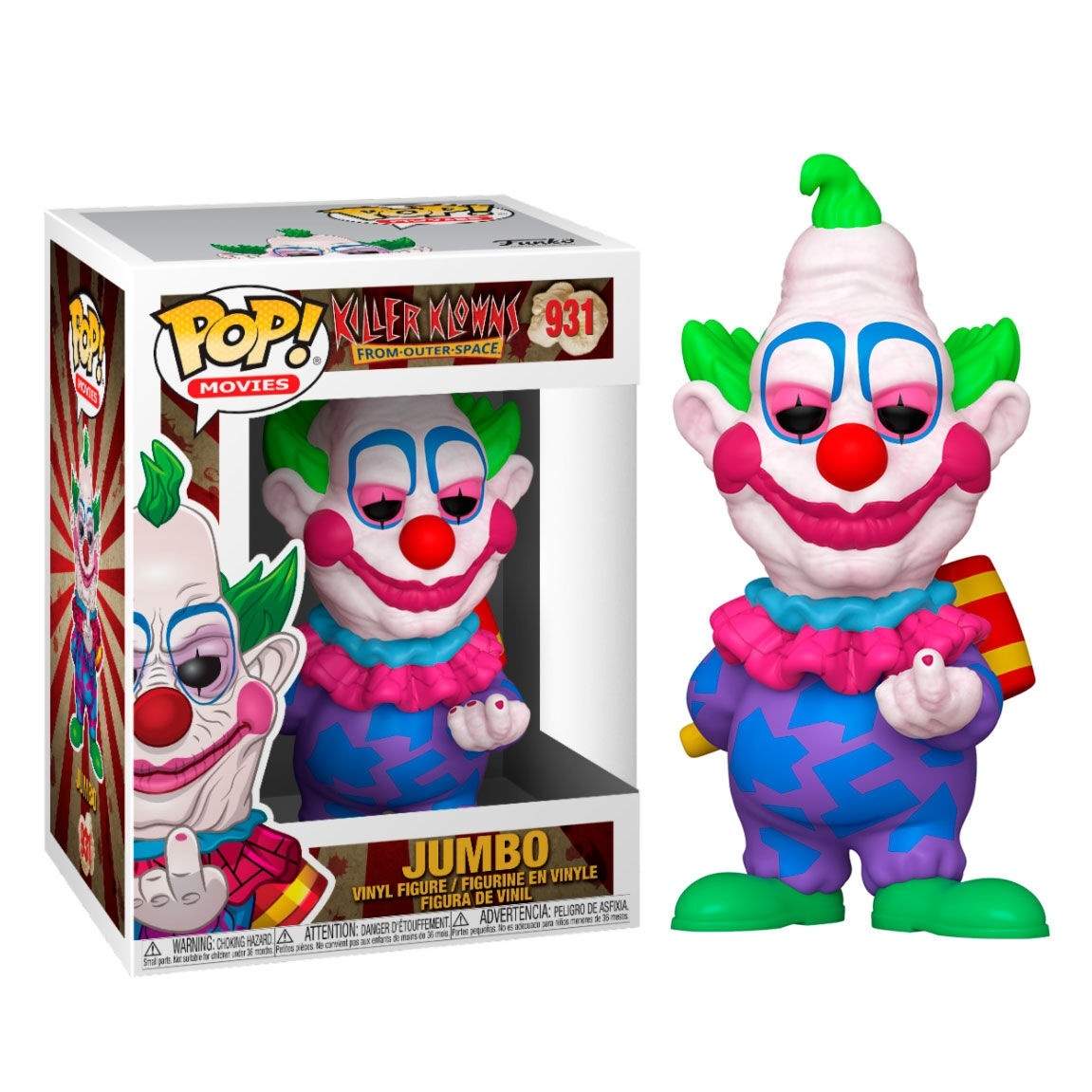 Killer Klowns fra det ydre rum Jumbofigur, 16-tommer samleobjekt