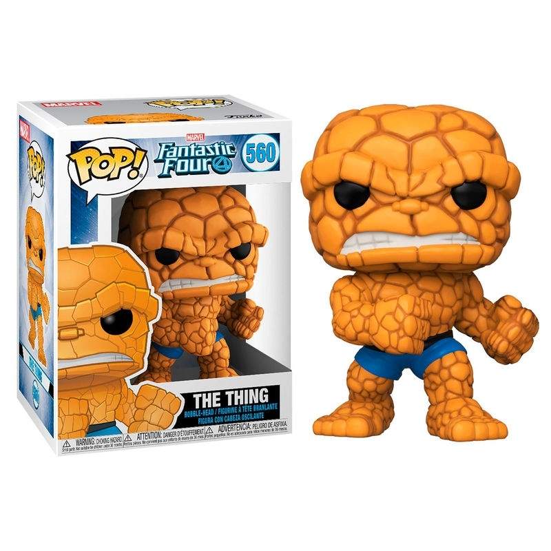 Marvel Fantastic Four The Thing Action Figur, 6-tommer størrelse