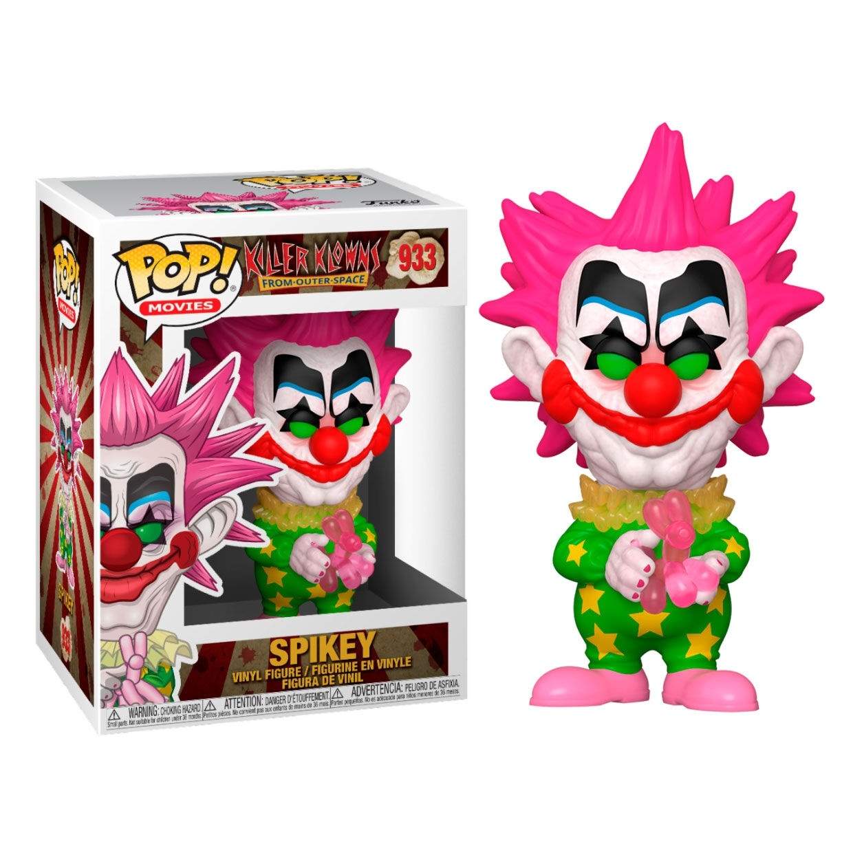 Killer Klowns fra det ydre rum Spikey-figur, 6-tommer samleobjekt
