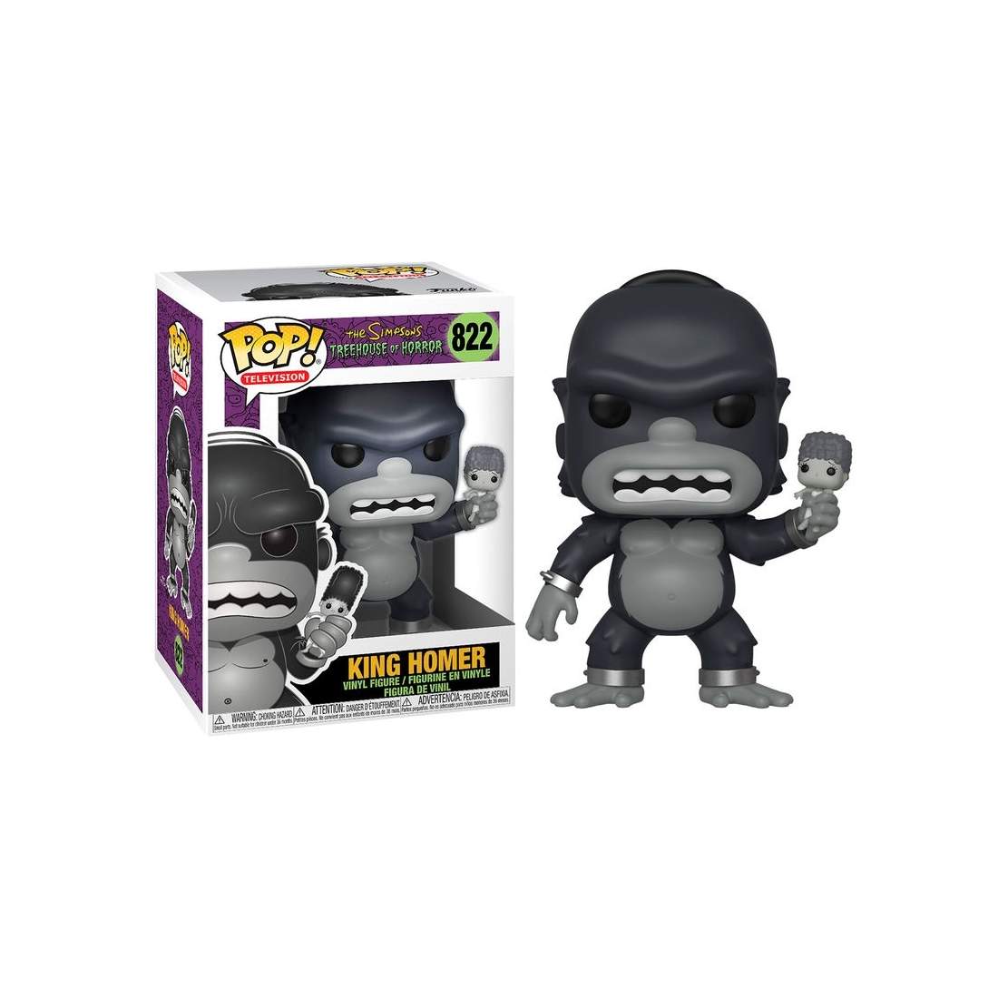 Simpsons King Homer Popfigur – Samlarleksak i vinyl | Hem & Hobby | Pryloteket