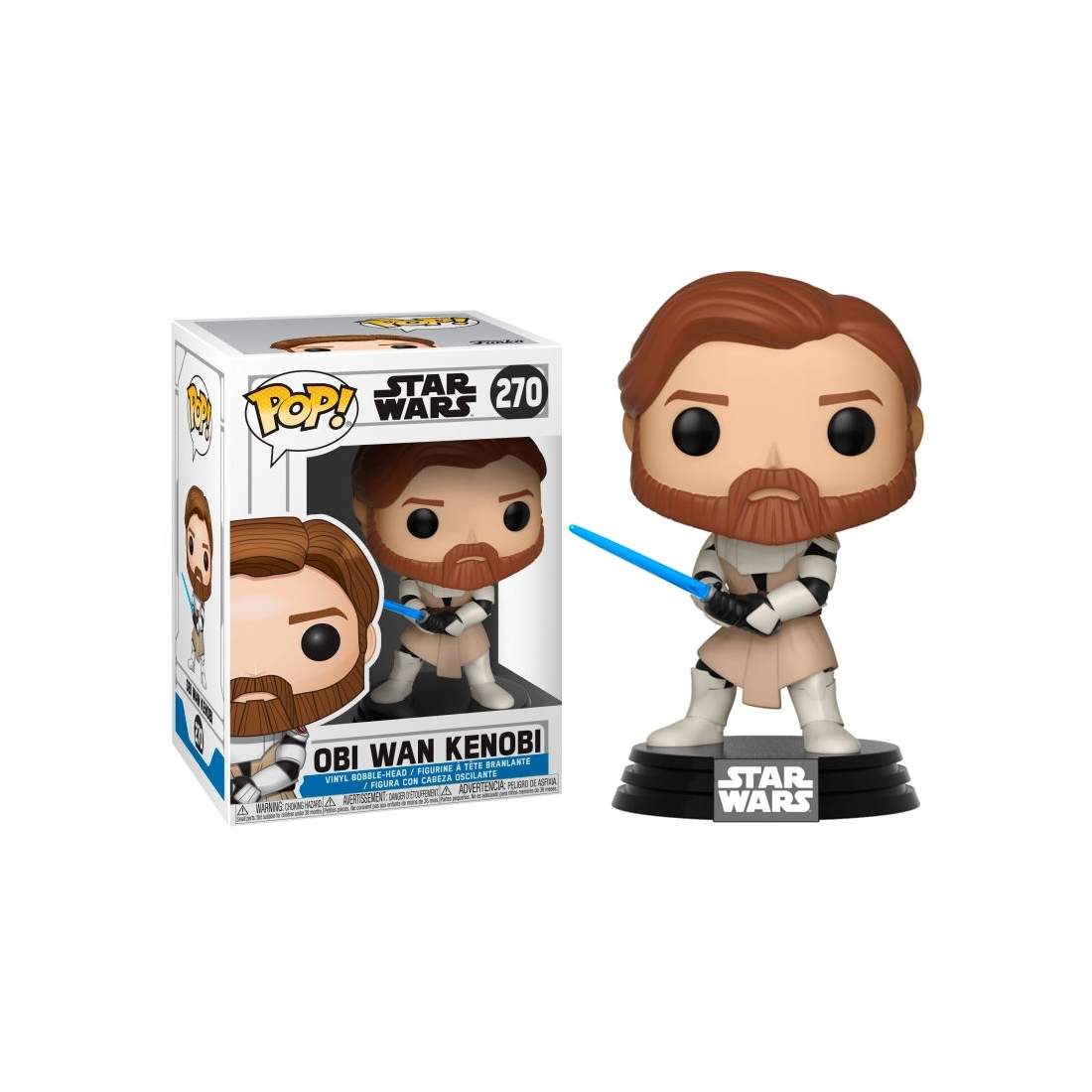 Star Wars Clone Wars Obi Wan Kenobi actionfigur, 6-tum | Hem & Hobby | Pryloteket