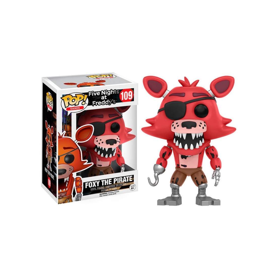 Fem nätter på Freddys Foxy Actionfigur, 5-tums samlarobjekt | Hem & Hobby | Pryloteket