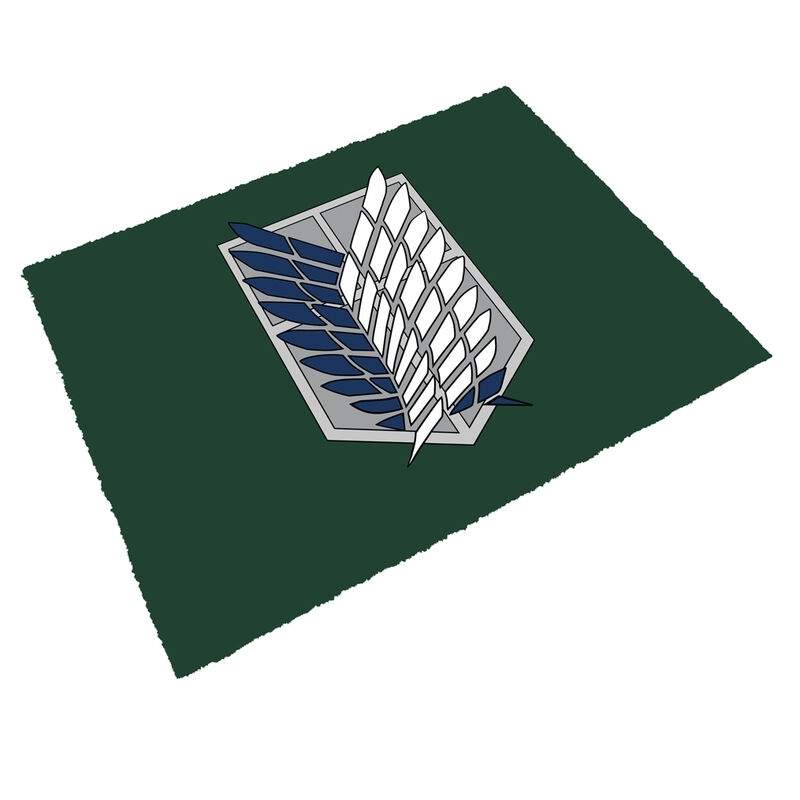 Attack on Titan Scout Dørmåtte - Holdbar, skridsikker, indendørs/udendørs